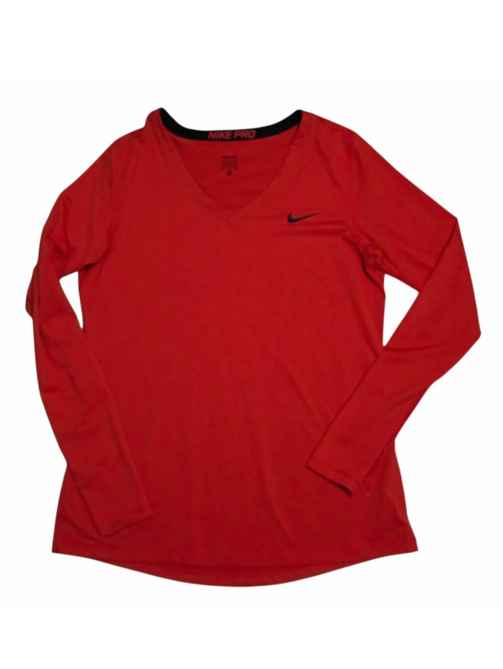 Nike Pro long-sleeve V-neck athletic shirt Womens XL